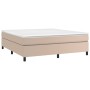 Cappuccino synthetic leather bed frame 160x200 cm by vidaXL, Beds and slatted bases - Ref: Foro24-3121058, Price: 153,71 €, D...