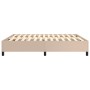 Cappuccino synthetic leather bed frame 160x200 cm by vidaXL, Beds and slatted bases - Ref: Foro24-3121058, Price: 153,71 €, D...