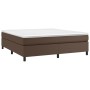 Estructura de cama de cuero sintético marrón 180x200 cm de vidaXL, Camas y somieres - Ref: Foro24-3121062, Precio: 155,22 €, ...