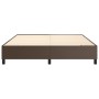 Estructura de cama de cuero sintético marrón 180x200 cm de vidaXL, Camas y somieres - Ref: Foro24-3121062, Precio: 154,99 €, ...