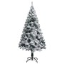 Grüner künstlicher Weihnachtsbaum mit Schnee 150 cm von vidaXL, Weihnachtsbäume - Ref: Foro24-320963, Preis: 60,99 €, Rabatt: %