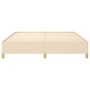 Estructura de cama de tela color crema 160x200 cm de vidaXL, Camas y somieres - Ref: Foro24-347178, Precio: 157,99 €, Descuen...