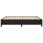 Black synthetic leather bed frame 160x200 cm by vidaXL, Beds and slatted bases - Ref: Foro24-347257, Price: 123,81 €, Discoun...