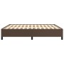 Estructura de cama de cuero sintético marrón 180x200 cm de vidaXL, Camas y somieres - Ref: Foro24-347266, Precio: 155,22 €, D...