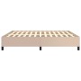 Estructura de cama de cuero sintético capuchino 180x200 cm de vidaXL, Camas y somieres - Ref: Foro24-347268, Precio: 162,25 €...