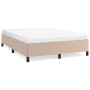 Estructura de cama de cuero sintético capuchino 140x200 cm de vidaXL, Camas y somieres - Ref: Foro24-347256, Precio: 137,42 €...