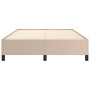 Estructura de cama de cuero sintético capuchino 140x200 cm de vidaXL, Camas y somieres - Ref: Foro24-347256, Precio: 137,42 €...