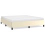 Estructura de cama de cuero sintético crema 180x200 cm de vidaXL, Camas y somieres - Ref: Foro24-347265, Precio: 148,09 €, De...