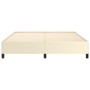 Estructura de cama de cuero sintético crema 180x200 cm de vidaXL, Camas y somieres - Ref: Foro24-347265, Precio: 148,09 €, De...