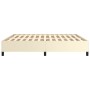 Estructura de cama de cuero sintético crema 180x200 cm de vidaXL, Camas y somieres - Ref: Foro24-347265, Precio: 148,09 €, De...