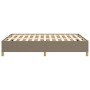 Taupe gray fabric bed frame 140x190 cm by vidaXL, Beds and slatted bases - Ref: Foro24-347161, Price: 147,99 €, Discount: %