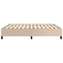 Cappuccino synthetic leather bed frame 160x200 cm by vidaXL, Beds and slatted bases - Ref: Foro24-347262, Price: 154,28 €, Di...