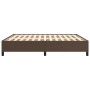 Estructura de cama de cuero sintético marrón 160x200 cm de vidaXL, Camas y somieres - Ref: Foro24-347260, Precio: 144,99 €, D...