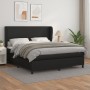 Cama box spring con colchón cuero sintético negro 160x200 cm de vidaXL, Camas y somieres - Ref: Foro24-3128919, Precio: 562,0...