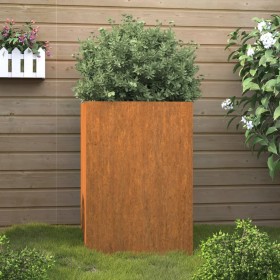 Corten steel planter 42x38x75 cm by vidaXL, Pots and planters - Ref: Foro24-821554, Price: 67,99 €, Discount: %