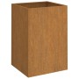 Jardinera de acero corten 42x38x75 cm de vidaXL, Maceteros y jardineras - Ref: Foro24-821554, Precio: 67,99 €, Descuento: %