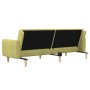 2 seater sofa bed green fabric by vidaXL, Sofas - Ref: Foro24-337410, Price: 183,53 €, Discount: %