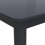 Solid black rubber wood dining table 114x71x75 cm by vidaXL, Kitchen and dining tables - Ref: Foro24-247364, Price: 155,52 €,...