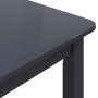 Solid black rubber wood dining table 114x71x75 cm by vidaXL, Kitchen and dining tables - Ref: Foro24-247364, Price: 155,52 €,...