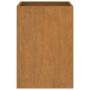 Jardinera de acero corten 42x38x75 cm de vidaXL, Maceteros y jardineras - Ref: Foro24-821554, Precio: 67,99 €, Descuento: %