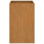 Jardinera de acero corten 42x38x75 cm de vidaXL, Maceteros y jardineras - Ref: Foro24-821554, Precio: 67,99 €, Descuento: %