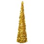 Árbol de Navidad artificial emergente dorado PET 180 cm de vidaXL, Arboles de navidad - Ref: Foro24-320984, Precio: 37,46 €, ...