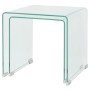 Set of two stackable clear tempered glass coffee tables by vidaXL, Coffee table - Ref: Foro24-244191, Price: 168,15 €, Discou...