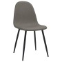 Sillas de comedor 4 unidades cuero sintético gris oscuro de vidaXL, Sillas de comedor - Ref: Foro24-325640, Precio: 193,26 €,...