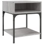 Sonoma gray engineered wood bedside table 40x41x50 cm by vidaXL, Nightstands - Ref: Foro24-825879, Price: 31,70 €, Discount: %