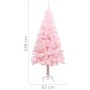 Artificial Christmas tree with pink PVC stand 120 cm by vidaXL, Christmas trees - Ref: Foro24-329177, Price: 27,13 €, Discoun...