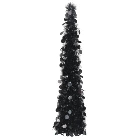 Árbol de Navidad artificial plegable PET plateado 120 cm de vidaXL, Arboles de navidad - Ref: Foro24-320985, Precio: 24,38 €,...