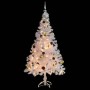 Árbol de Navidad artificial con bolas y luces LED blanco 150 cm de vidaXL, Arboles de navidad - Ref: Foro24-321502, Precio: 4...