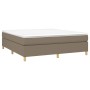 Cama box spring con colchón tela gris taupe 160x200 cm de vidaXL, Camas y somieres - Ref: Foro24-3144534, Precio: 488,99 €, D...