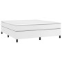 Boxspringbett mit weißer Kunstledermatratze 160x200 cm von vidaXL, Betten und Lattenroste - Ref: Foro24-3144615, Preis: 446,6...