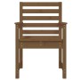 Garden chairs 2 units honey brown pine wood 60x48x91 cm by vidaXL, Garden chairs - Ref: Foro24-824056, Price: 84,10 €, Discou...