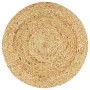 Manteles individuales redondos 6 uds yute natural liso 38 cm de vidaXL, Manteles individuales - Ref: Foro24-133835, Precio: 2...