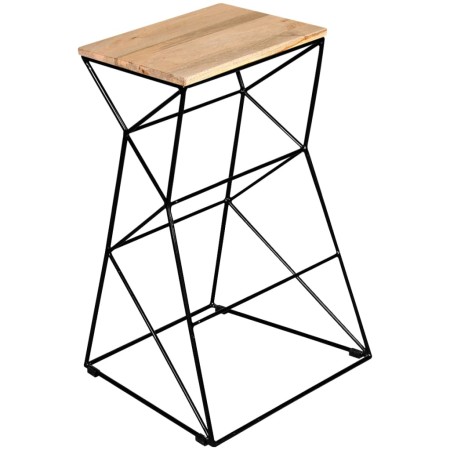 Solid Mango Wood Kitchen Stool by vidaXL, Kitchen stools - Ref: Foro24-244011, Price: 102,99 €, Discount: %