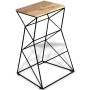 Solid Mango Wood Kitchen Stool by vidaXL, Kitchen stools - Ref: Foro24-244011, Price: 102,99 €, Discount: %