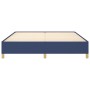 Estructura de cama de tela azul 160x200 cm de vidaXL, Camas y somieres - Ref: Foro24-3120975, Precio: 135,99 €, Descuento: %