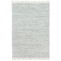 Alfombra chindi tejida a mano cuero 190x280 cm gris claro de vidaXL, Alfombras - Ref: Foro24-133964, Precio: 55,91 €, Descuen...