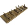 Recycled solid wood coat rack 60x15 cm by vidaXL, Hat and coat racks - Ref: Foro24-244501, Price: 40,51 €, Discount: %