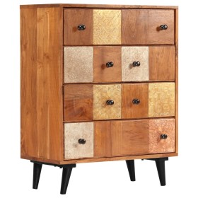 Chest of drawers solid acacia wood 60x30x75 cm by vidaXL, Drawers - Ref: Foro24-247681, Price: 308,99 €, Discount: %