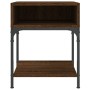 Oak brown engineered wood bedside table 40x41x50 cm by vidaXL, Nightstands - Ref: Foro24-825881, Price: 33,06 €, Discount: %