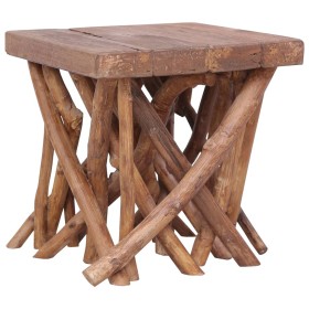 Mesa de centro de troncos madera maciza 40x40x40 cm de vidaXL, Mesas de centro - Ref: Foro24-283936, Precio: 145,99 €, Descue...