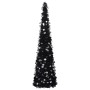 Árbol de Navidad artificial plegable PET negro 150 cm de vidaXL, Arboles de navidad - Ref: Foro24-320986, Precio: 34,74 €, De...