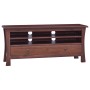 Mueble para TV marrón clásico madera maciza caoba 100x30x45 cm de vidaXL, Muebles TV - Ref: Foro24-288304, Precio: 188,40 €, ...