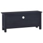 Mueble para TV madera maciza de caoba negro café 100x30x45 cm de vidaXL, Muebles TV - Ref: Foro24-288302, Precio: 182,29 €, D...