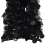 Árbol de Navidad artificial plegable PET negro 150 cm de vidaXL, Arboles de navidad - Ref: Foro24-320986, Precio: 34,74 €, De...