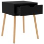 Nightstands 2 pcs black engineered wood 40x40x56 cm by vidaXL, Nightstands - Ref: Foro24-326798, Price: 93,23 €, Discount: %