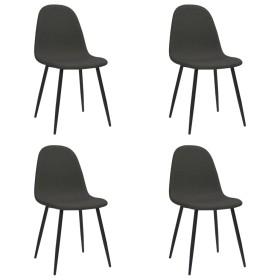 Dining chairs 4 pcs black synthetic leather 45x53.5x83 cm by vidaXL, dining chairs - Ref: Foro24-325641, Price: 178,99 €, Dis...